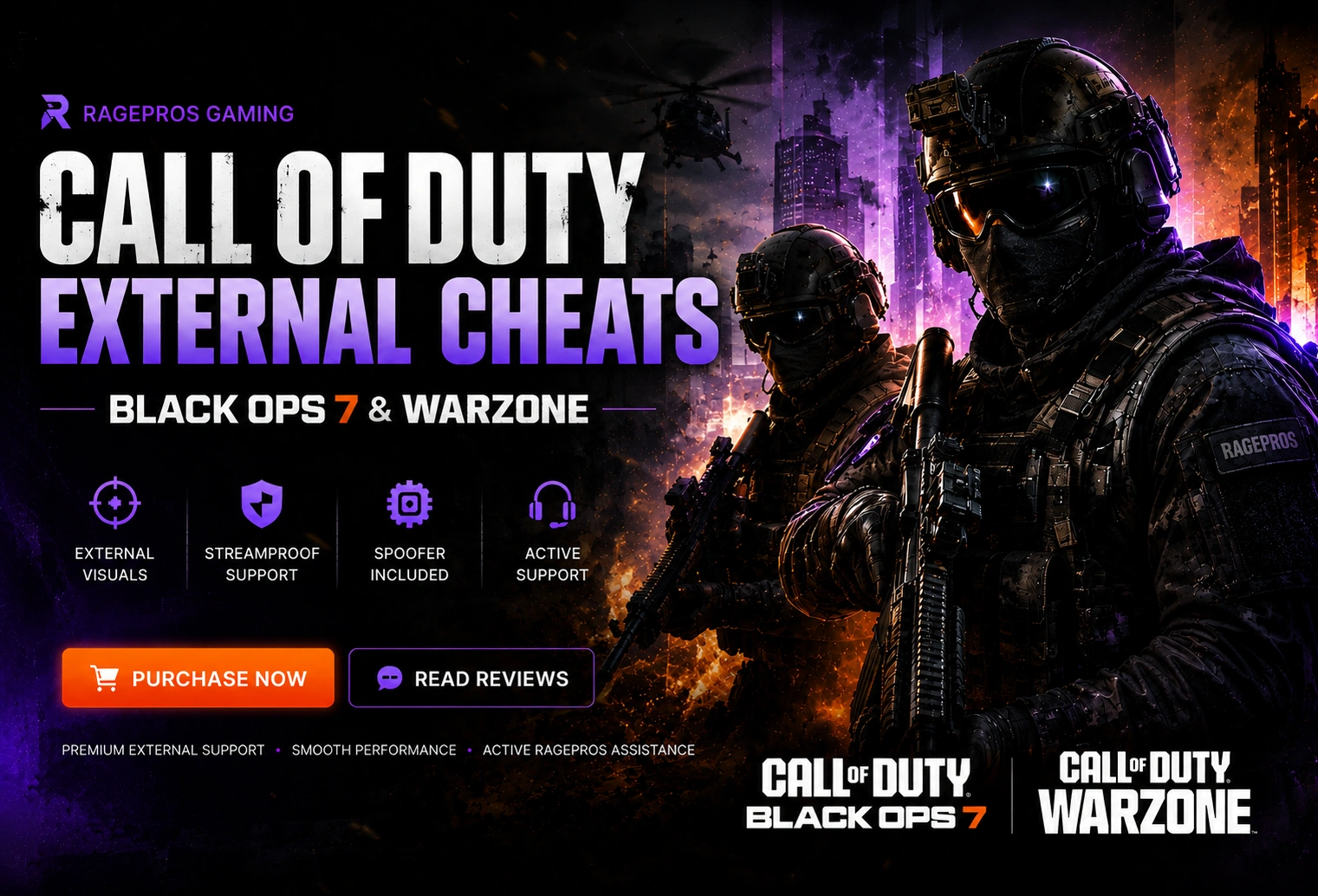 Call of Duty BO7 and Warzone External Cheats