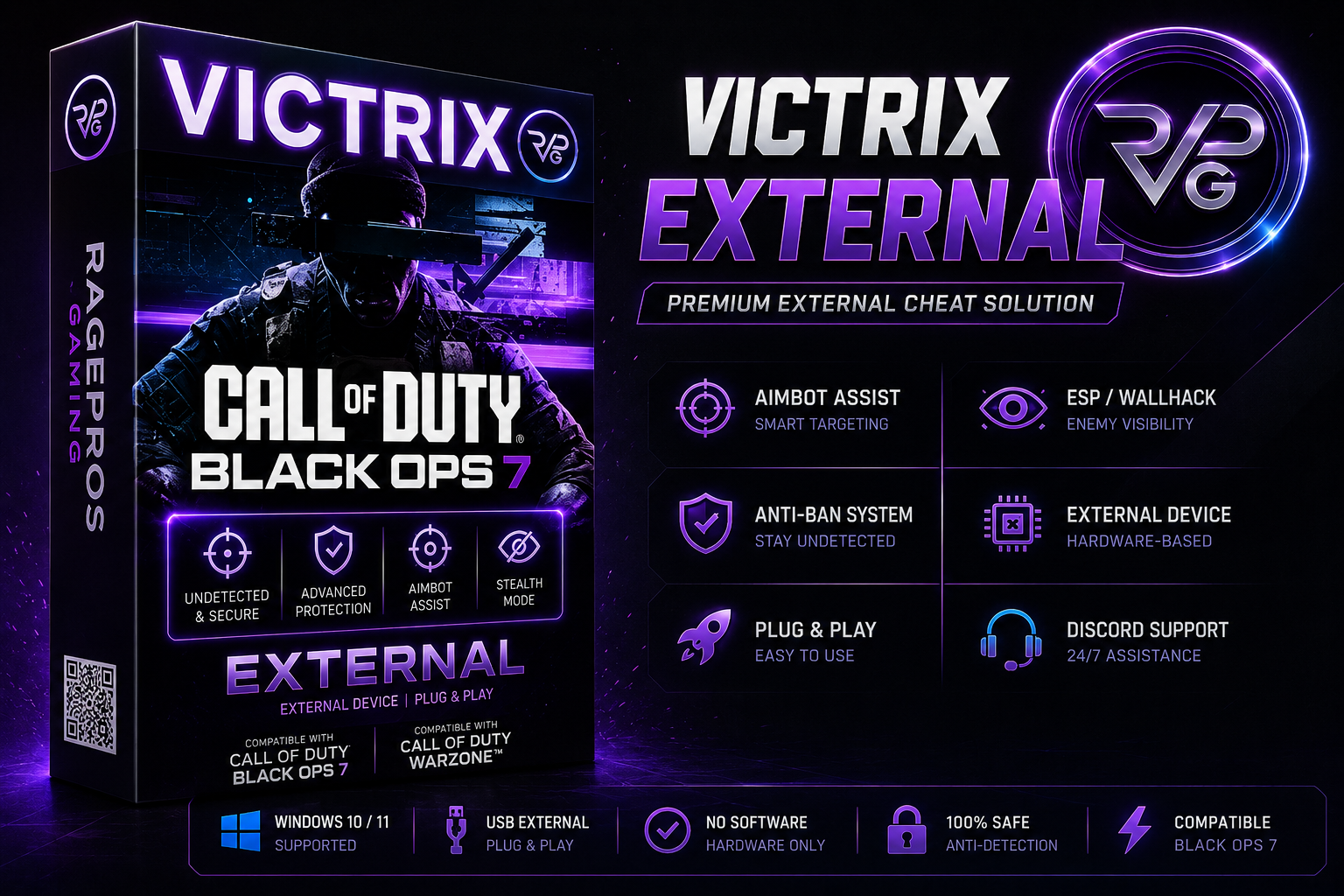 CALL OF DUTY: BLACK OPS 7 | WARZONE | VICTRIX EXTERNAL (1 DAY)